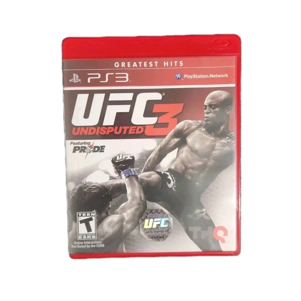 UFC Undisputed 3 PS3 PlayStation 3 Greatest Hits THQ MMA Fighting Game CIB